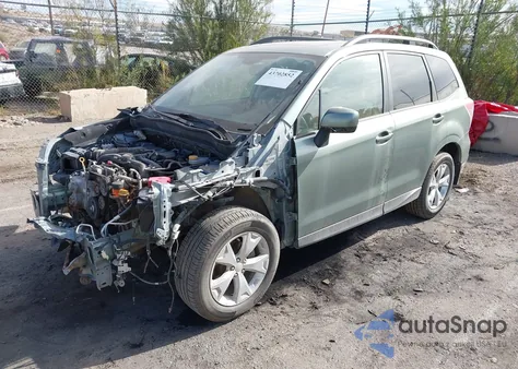 2015 Subaru Forester 2.5I Premium from USA, damaged, VIN JF2SJAFC4FH410826